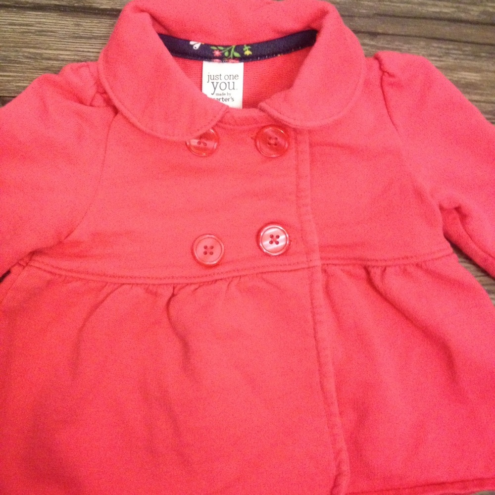 Pink pea coat